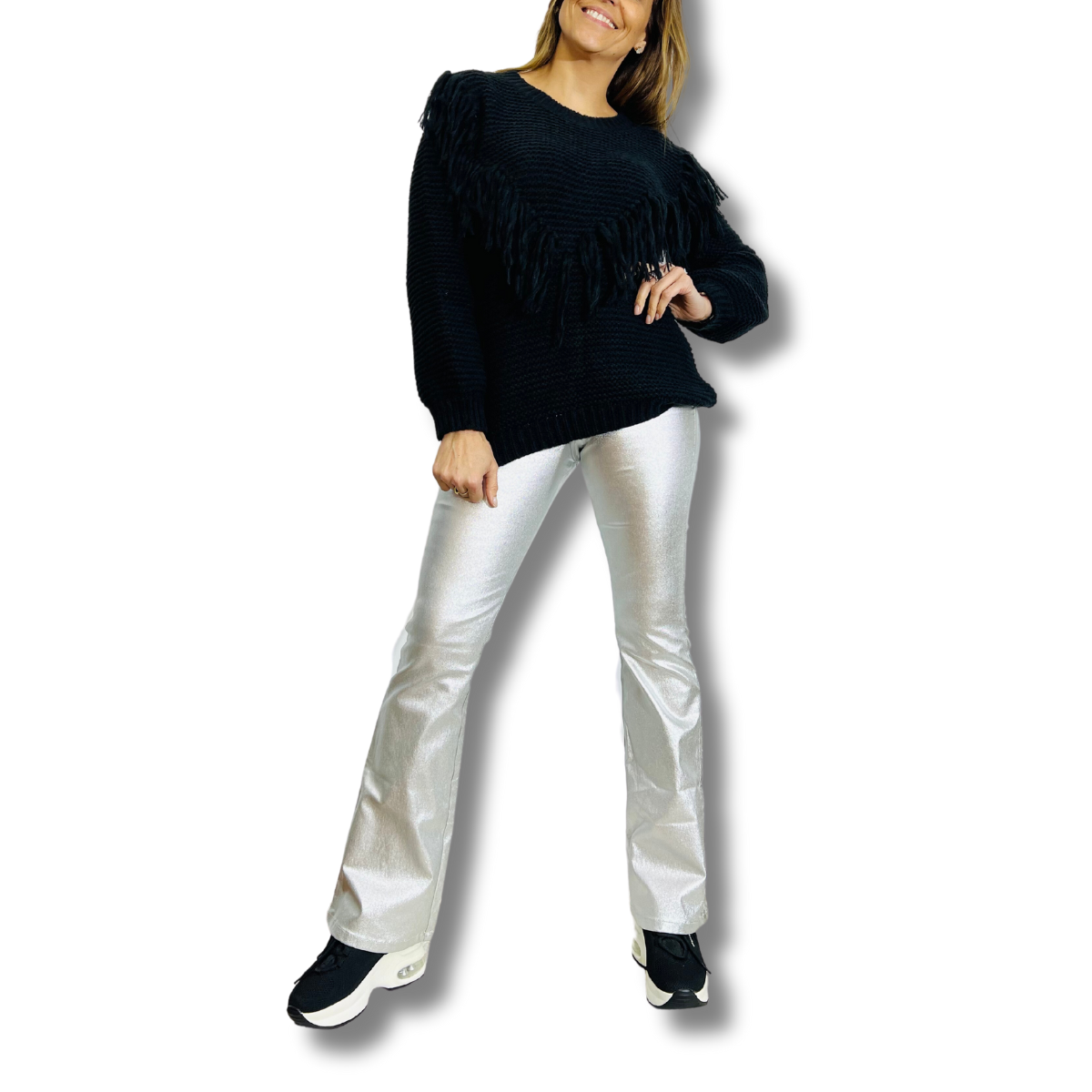 SWEATER TEJIDO NEGRO