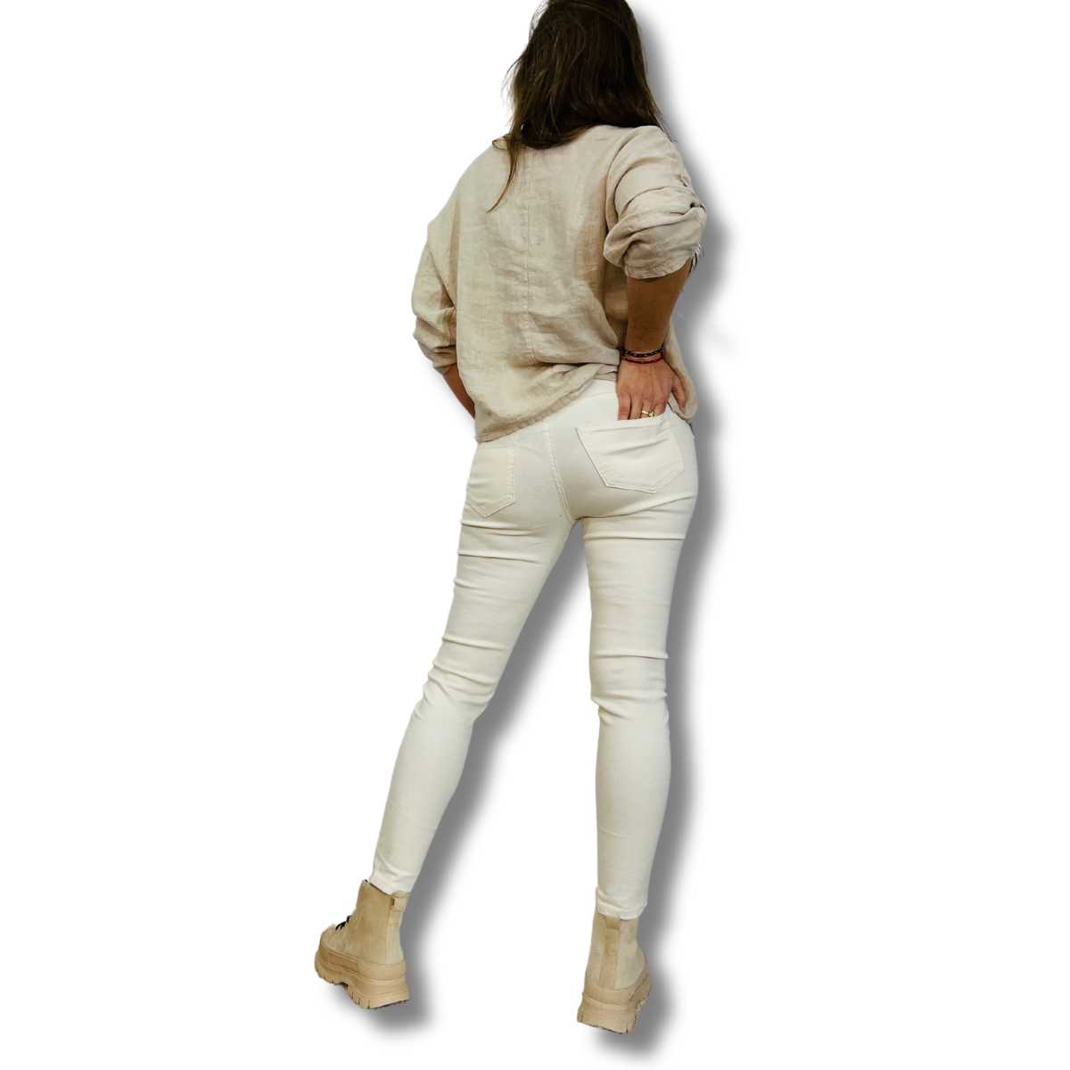 POLERA LINO BEIGE