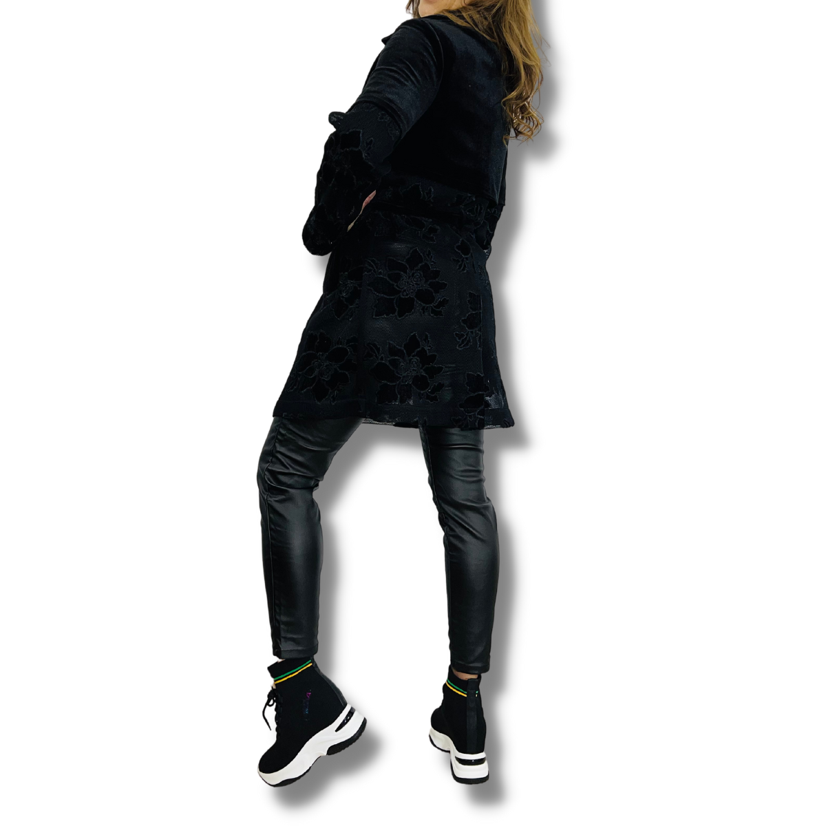 CHAQUETA TRANSPARENTE TERCIOPELO MP