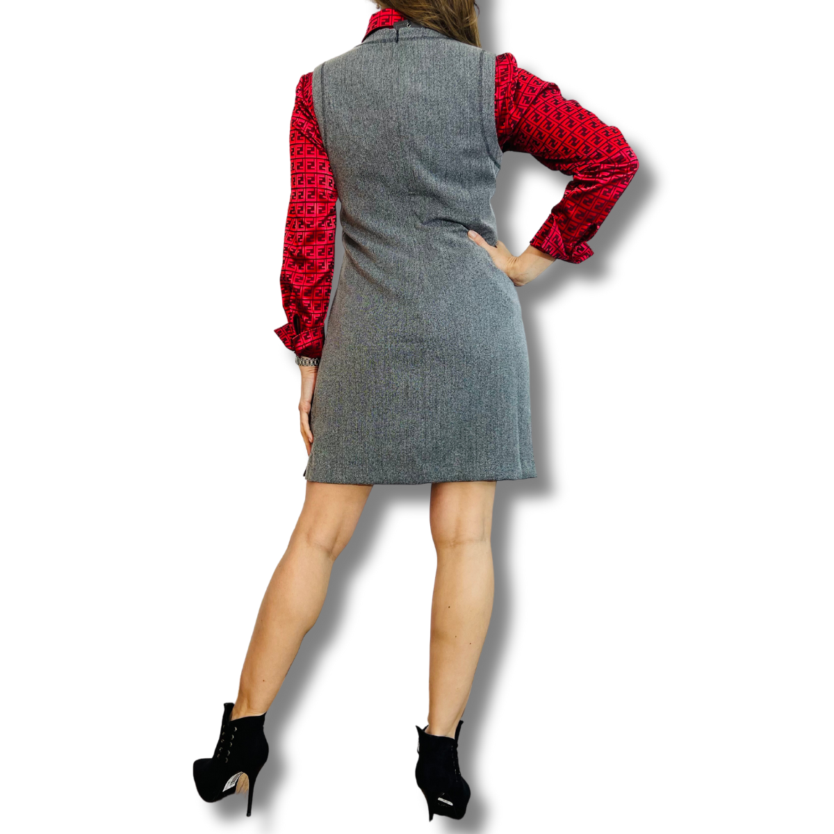VESTIDO GRIS MP