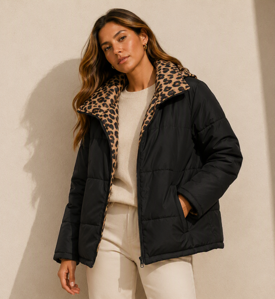 Parka Reversible Animal Print