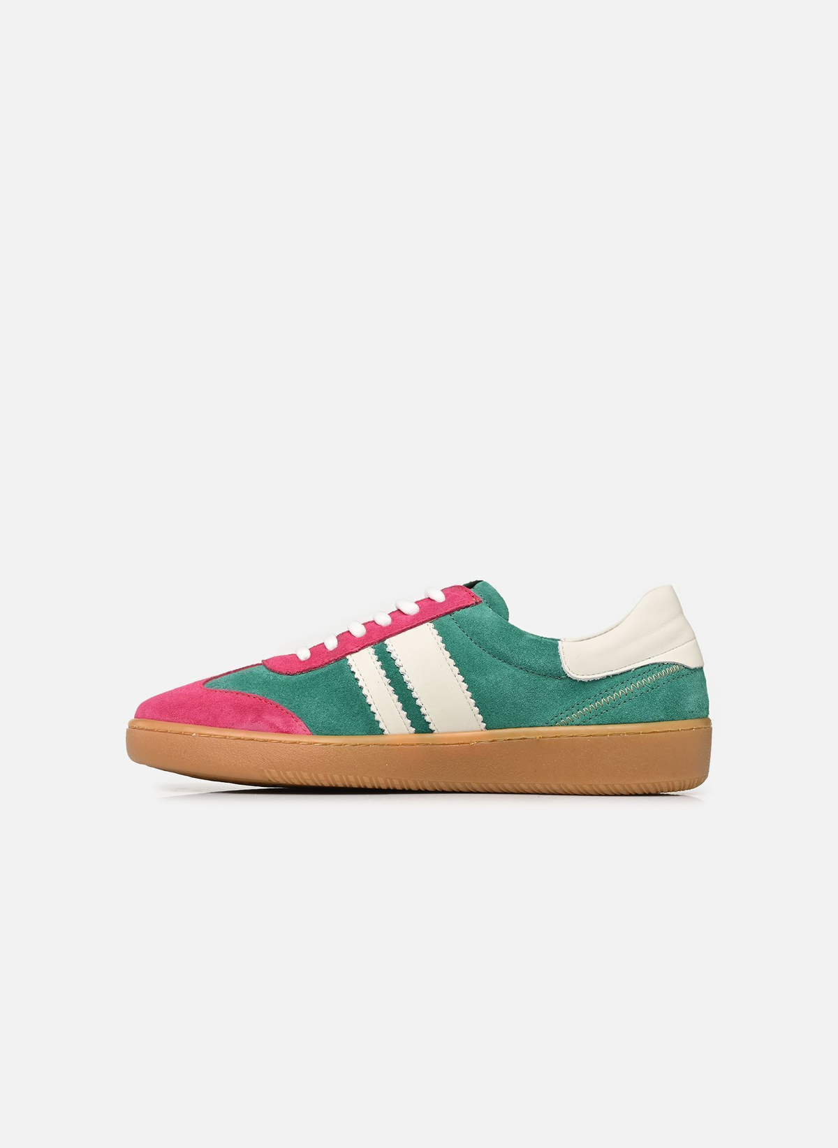 Zapatilla Dorking Lynn Verde Fucsia
