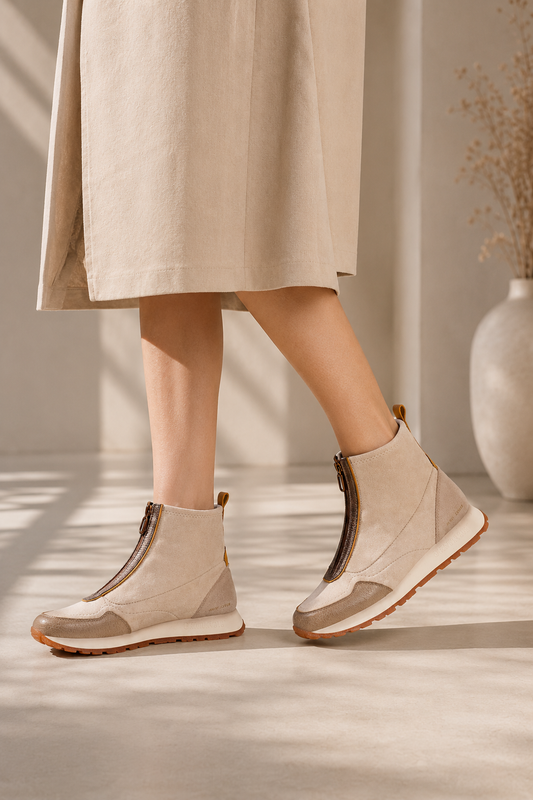 Botín Sport Kansas Topo/Cream – Hispanitas