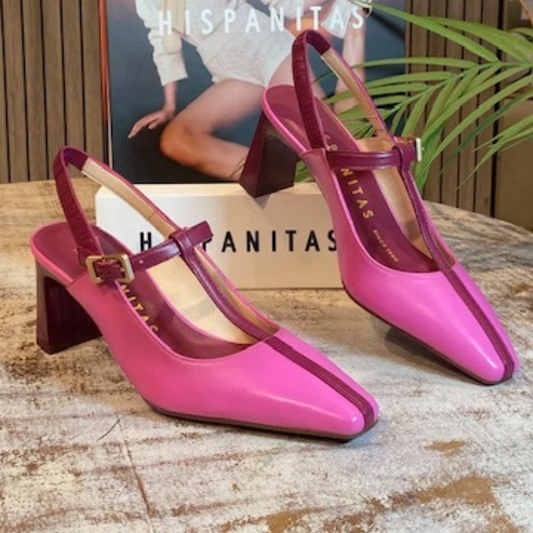 Zapato de Tacón Amapola Soho Pink - Hispanitas | Michelle Piffaut
