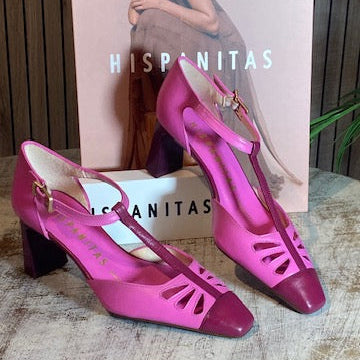 Zapato de Tacón Hispanitas Amapola Soho Cereza