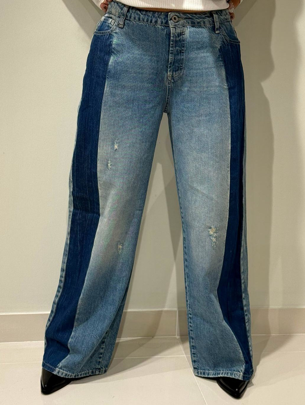 Jeans Please Dima Bicolor Denim