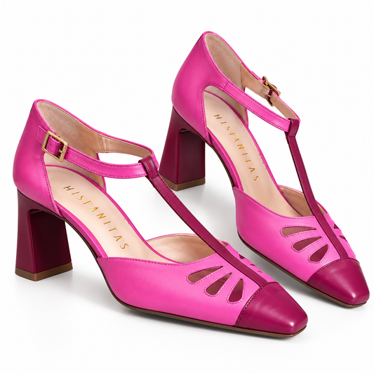 Zapato de Tacón Hispanitas Amapola Soho Cereza