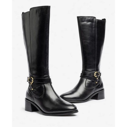 Bota Tacón Negro Yokono