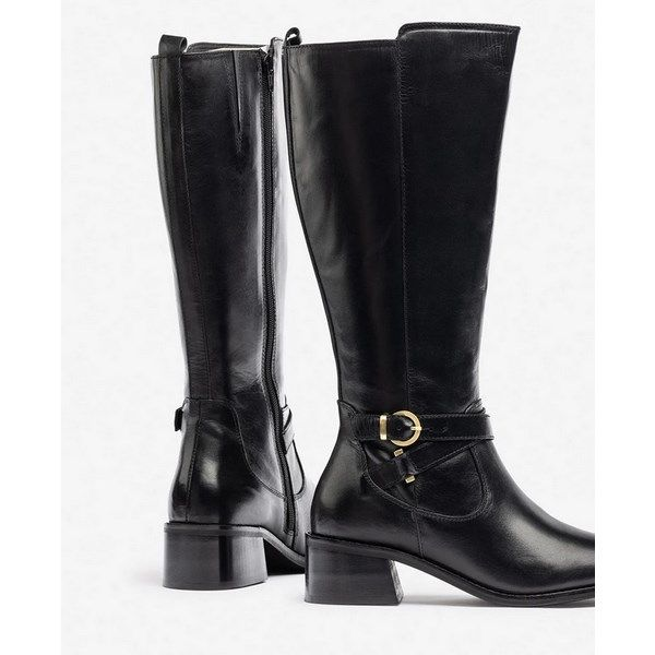 Bota Tacón Negro Yokono