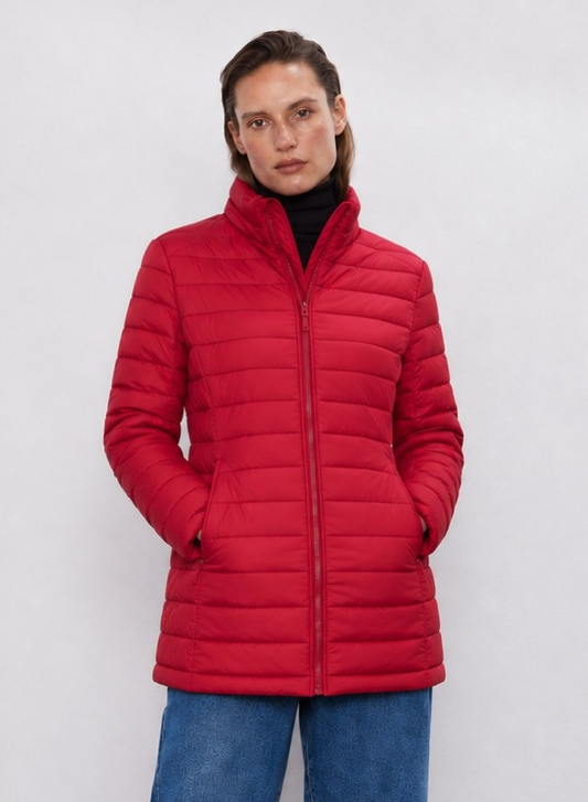 Parka Entallada con Capucha