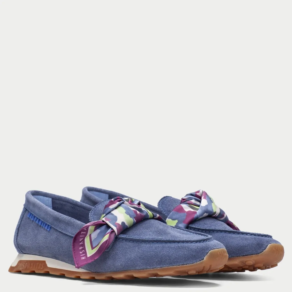 Hispanitas - Mocasín Deportivo Zinnia Velour Jeans | MICHELLE PIFFAUT