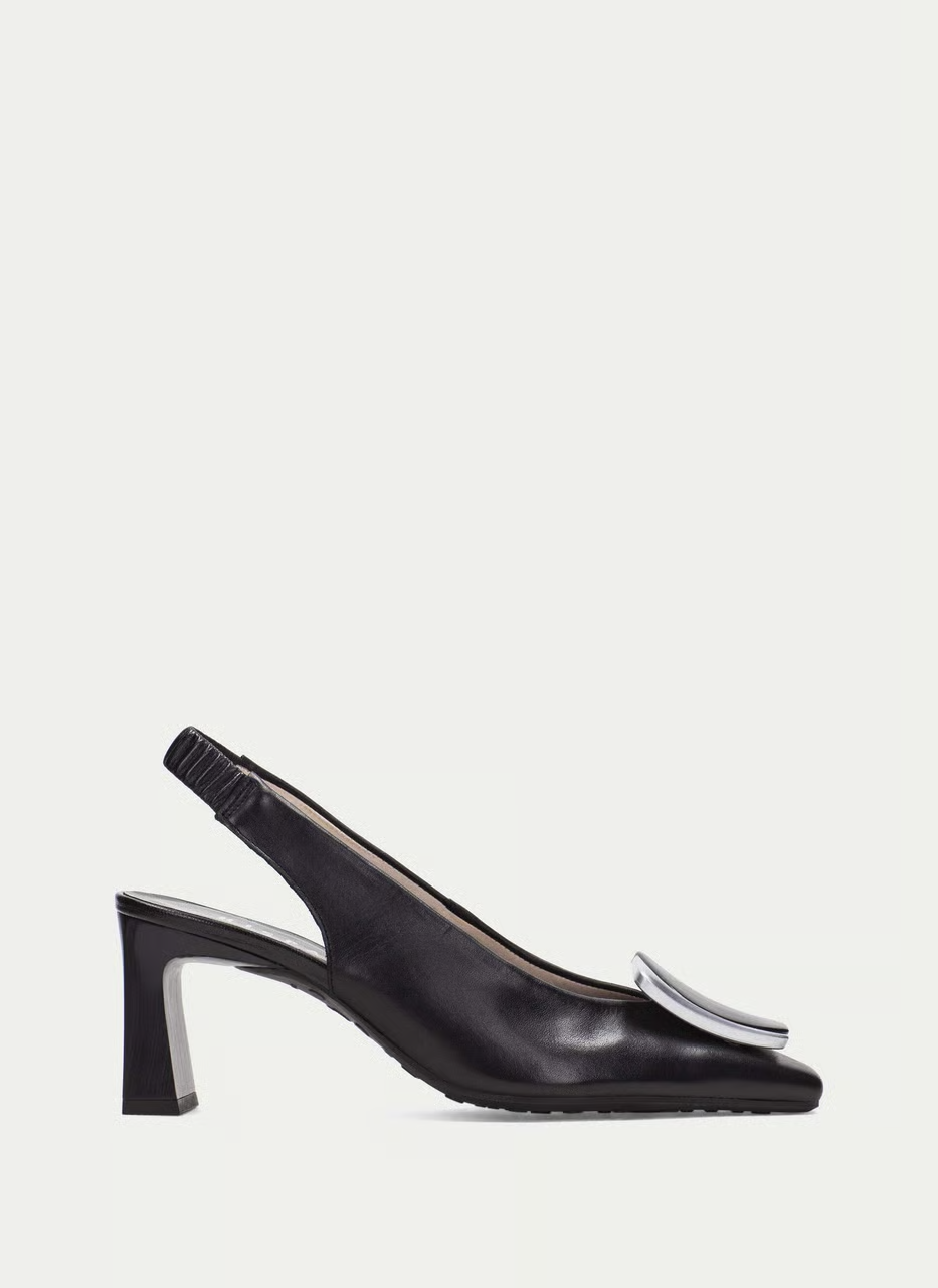 Zapato Destalonado Amapola Black - Hispanitas | Michelle Piffaut