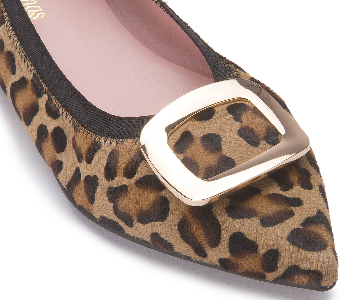 Bailarinas Ella de Gamuza Leopardo – Pretty Ballerinas