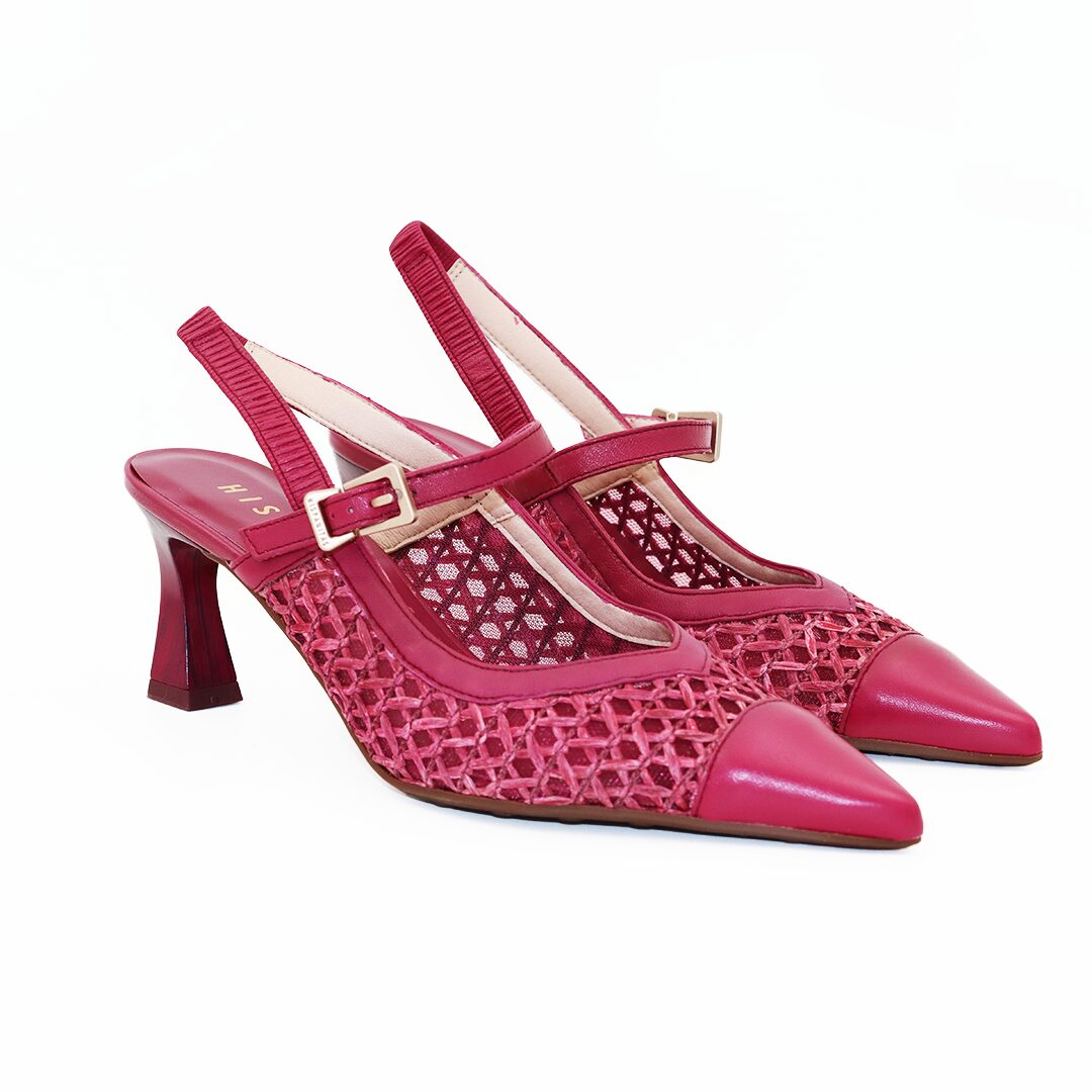 Zapatos Hispanitas Giorgia de Rafia Natural y Cuero
